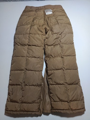 Vintage Cabelas Cargo Hunting Pants Waterfowl Down Puffer Brown Mens Large 32X30 - Picture 11 of 23