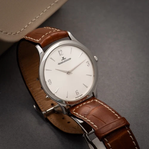 jaeger-lecoultre ultra thin manual watch man men 34mm le coultre 145.8.79