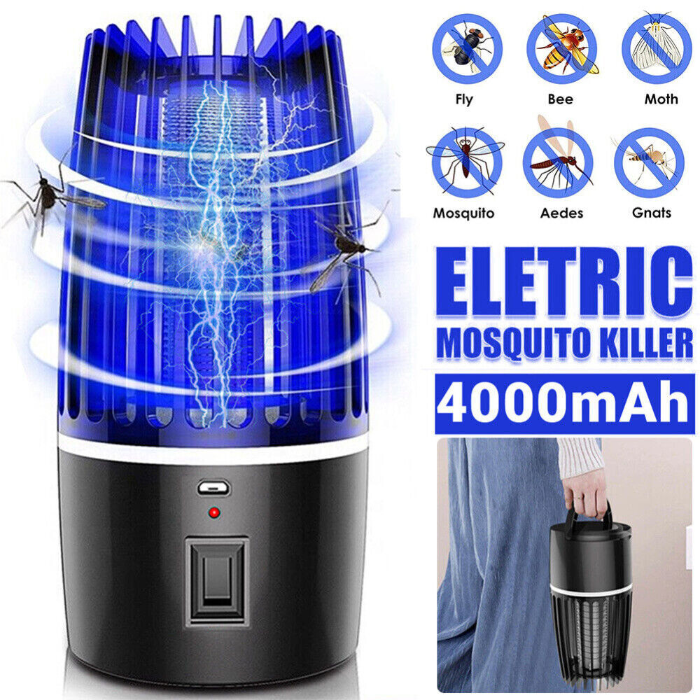 AKKU Moskito Killer UV Insektenvernichter Elektrisch LED Lampe Mückenfalle Licht