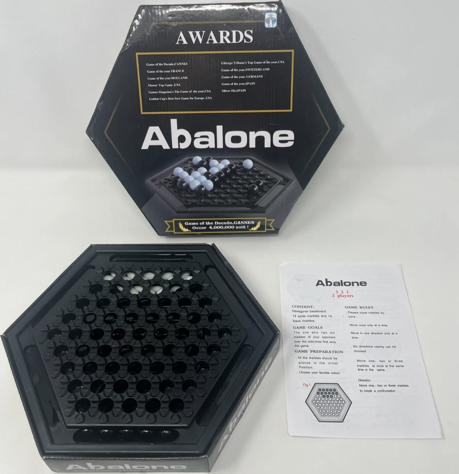 Abalone Marbles Strategic Board Game - Image 2 of 4