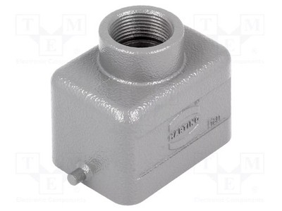 size 6B PG16 for cable Han Enclosure for connectors: HDC IP65