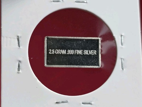 TIGER 🐅 2.5 Gram .999 Fine Silver Mini Bulliom Art Bar Proof Coin Ingot - RARE - Picture 2 of 3