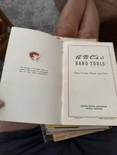 ABCs of Hand Tools 1943 Booklet Walt Disney Primitive Pete General Motors