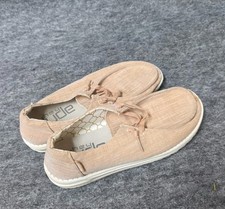 Hey DUDE size 9 Loafers Wendy Sparkling Rose Gold