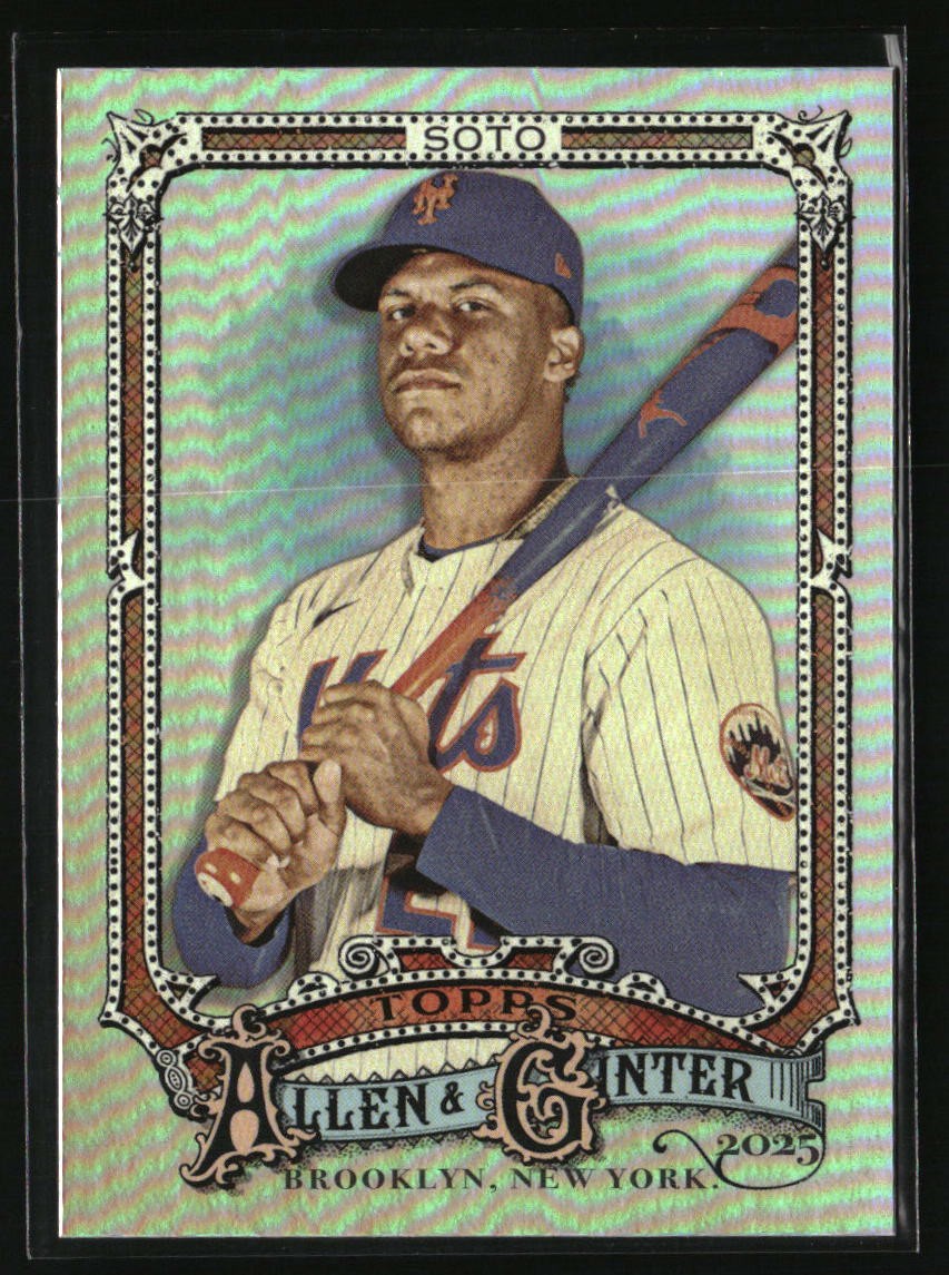 cortis ジェームス　oliveyoung gs25 トレカ 2025 Topps Allen & Ginter Silver Portrait Juan Soto #95 Mets | eBay