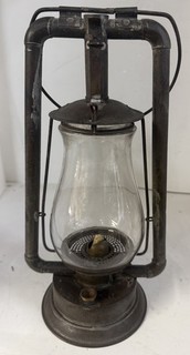 1881 Round Tube SG&L LW Lantern Unmarked Globe.