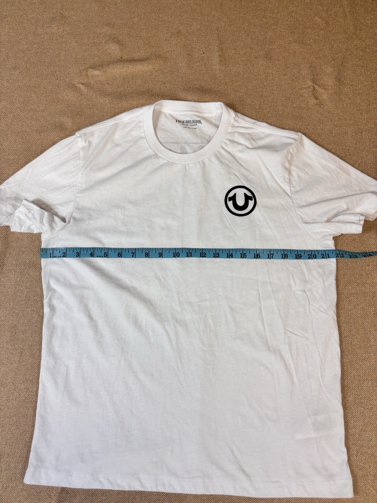 True Religion Men's White Short Sleeve T-Shirt Size Large thumbnail 5