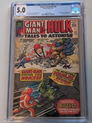 Tales to Astonish #63 CGC 5.0 First Full Appearance Origin of the Leader