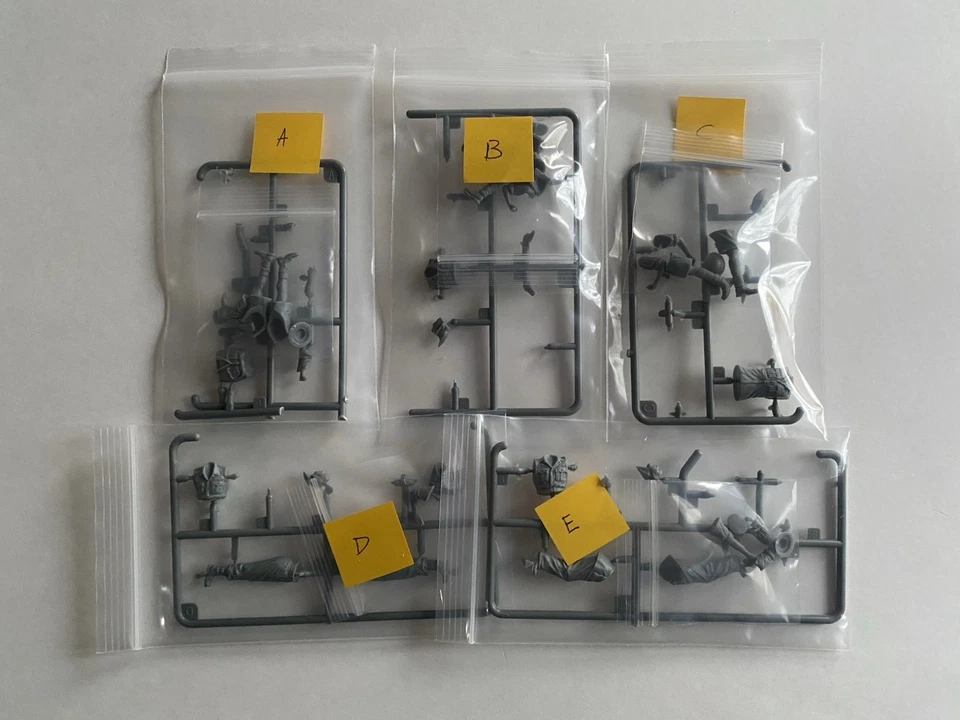 Pistola antitanque Bronco Models 1:35 británica "Faisán" 17/25 Pdr tripulación (5) plástico Foto 3 de 3