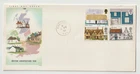 11/2/1970 UK GB FDC - British Rural Architecture - Map - Kinghorn CDS Postmark