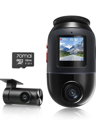  70mai Dash Cam 4K Omni Drive Recorder with Front and Rear Camera HDR X800