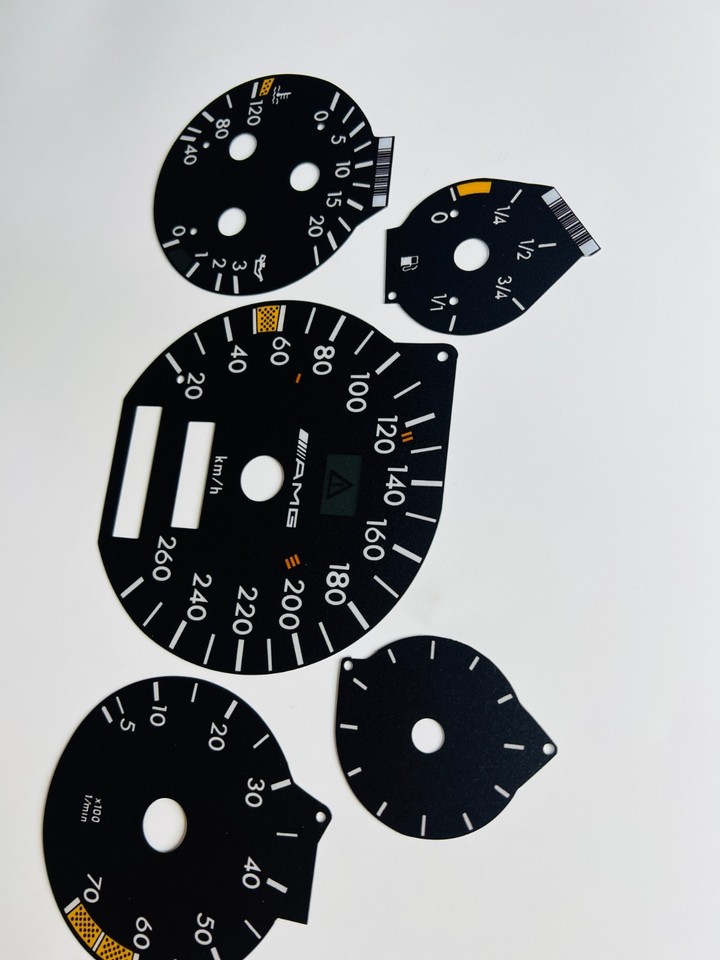 Gauge Face For Mercedes Benz W140 R129 Analogue Instrument Cluster Dial ...