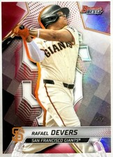 2025 Bowmans Best Rafael Devers Red 5/5 San Francisco Giants #21
