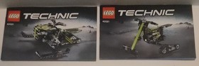 LEGO Technic 42021 Snowmobile/Snowmotorcycle 2-in-1 Instruction Manuals 1 & 2