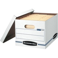 6-Pack Basic Duty File Storage Boxes with Lids, Letter/Legal, 57036-04