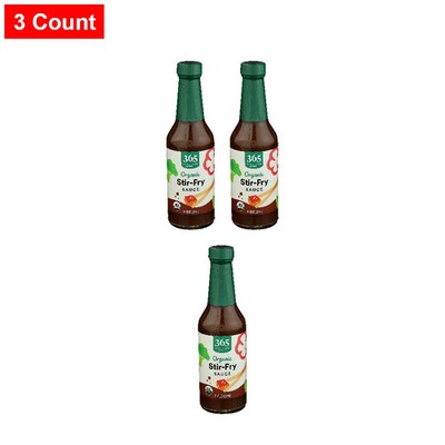 365 By WFM, Organic Stir-Fry Cooking Sauce, 10 Ounce - 3 Count