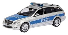 1/43 MERCEDES BENZ C-KLASSE W204 POLIZEI 2007 SCHUCO 04942 EXTREMELY RARE