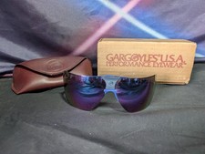 VTG Gargoyles Sunglasses KALEIDOSCOPE Blue Terminator Brian Bosworth 85mm Boz 