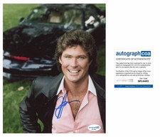 David Hasselhoff “Knight Rider” AUTOGRAPH Signed ‘Michael’ 10x8 Photo ACOA