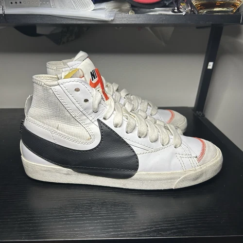 Nike Blazer Mid 77 Jumbo Mens Size 11 Sneakers White Black Big Check DD3111-100
