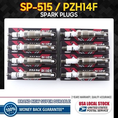 8Pcs New Iridium Spark Plugs Wear resistant & Durable SP-515 PZH14F For Lincoln