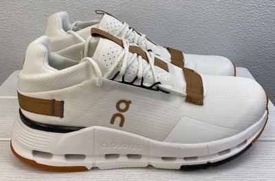 On Cloudnova 2 Women's Size 9 Ivory/Sphinx Recycled Polyester Athletic Sneakers