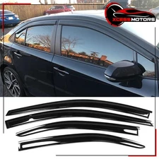 Fits 20-25 Toyota Corolla Sedan Side Window Visors Vent Rain Deflector 4PCS