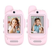 Video Walkie Talkies for , Toys Walkie Talkies Rechargeable 2 Pack with 0.3MP...