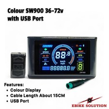 Ebike Farbe SW900 USB LCD Display Steuerung E...