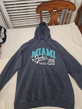 MENS MIAMI FLORIDA 1896 HOODIE SIZE XXL COTTON/POLYESTER