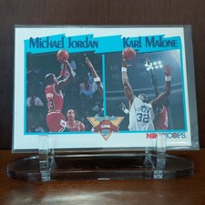 NBA Properties 1991-92 Hoops League Leaders #306 Michael Jordan Karl Malone