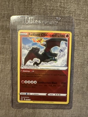 Pokémon TCG Radiant Charizard Crown Zenith 020/159 NM Condition