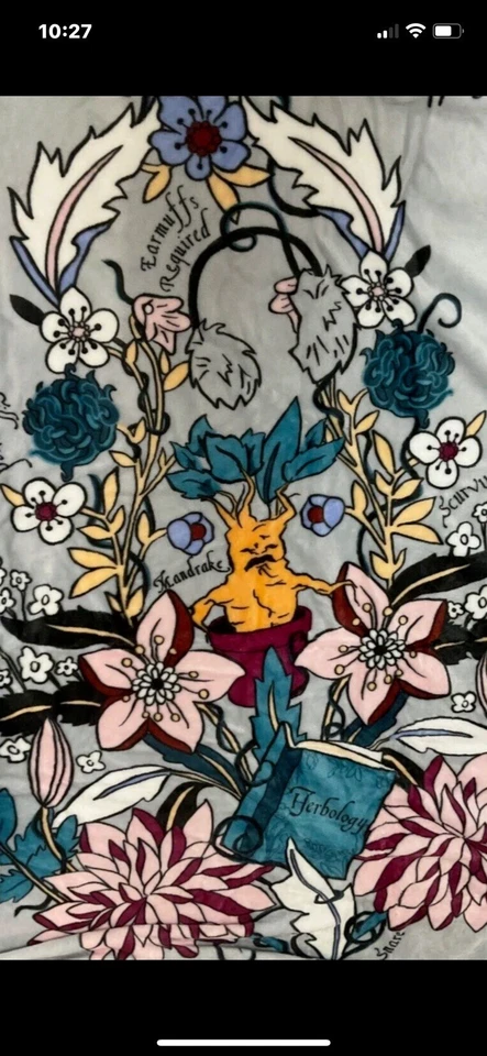 Manta de felpa Vera Bradley Harry Potter tiro de herbología Foto 2 de 3