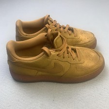 Nike Air Force 1 Low Shoes Youth Size 7Y Brown Basketball Sneakers BQ5485-700