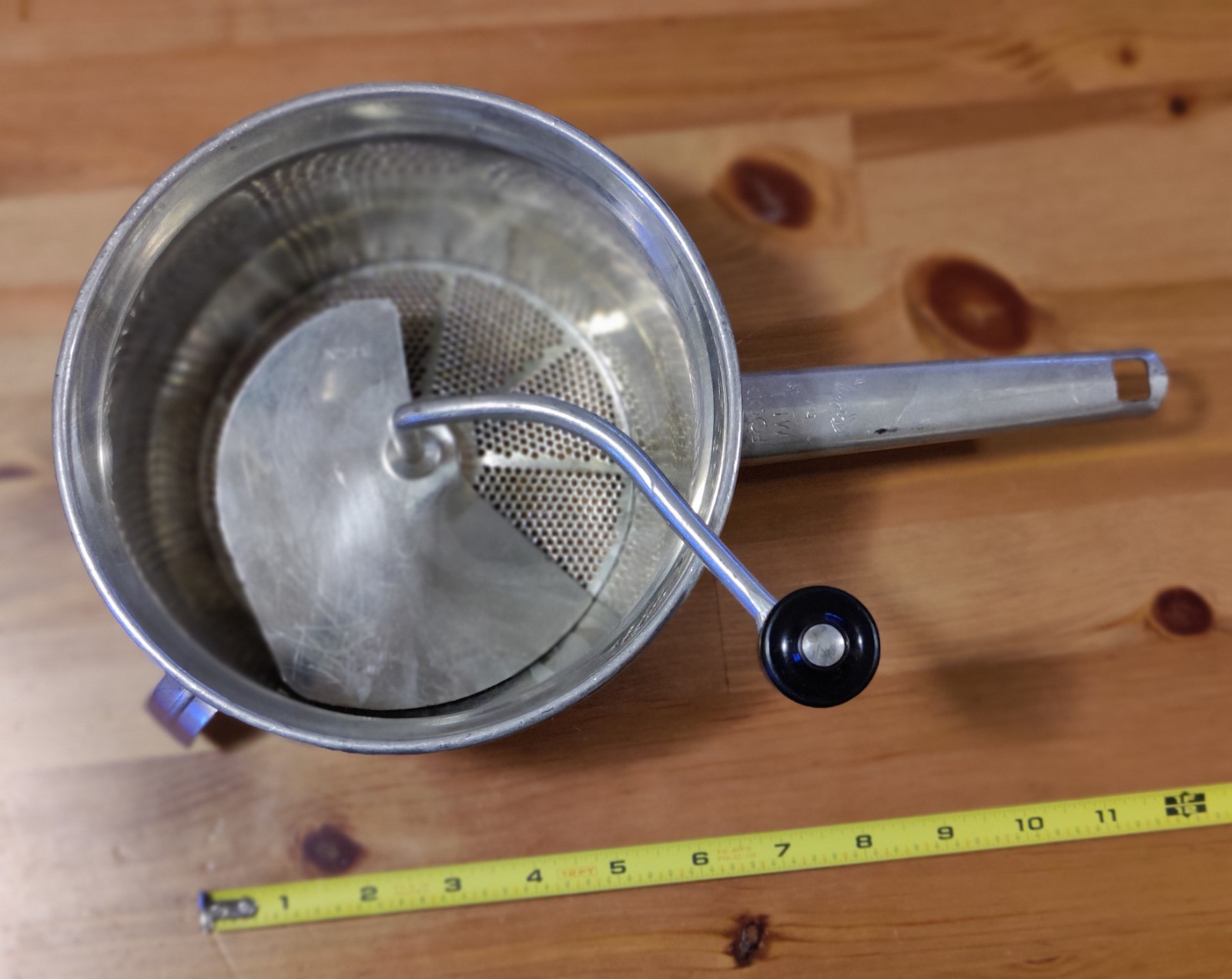 Vintage Foley Food Mill No 101 Stainless Steel 2 QT Masher Ricer Strainer