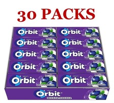 30 Pack Wrigley Orbit Blueberry Sugar Free Chewing Gum 300 pcs total