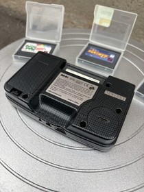 NeoGeo Pocket Color Console + 4 Games &ndash; Sonic Pocket Adventure, Pac-Man &ndash; Tested