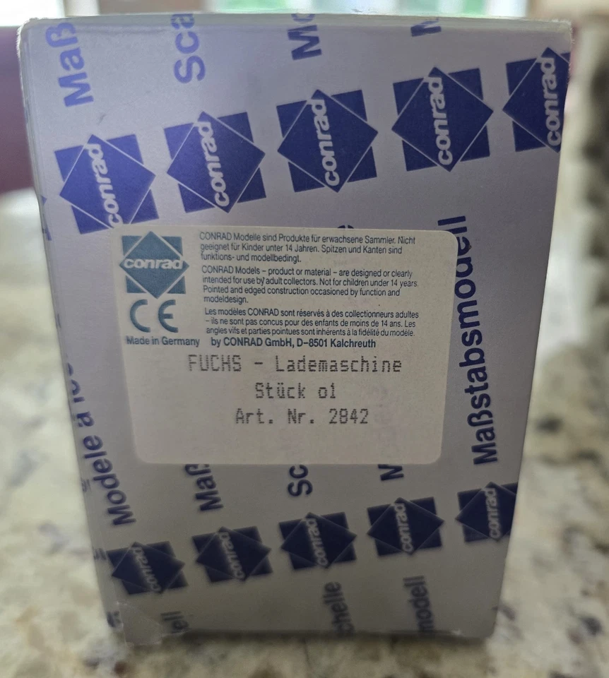 Vintage Conrad Terex Demag AC 155 Telescopic Crane 1:50 Diecast Model Germany - Image 2 of 4