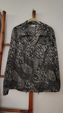 Chico's Zenergy Paisley Print Cinch Waist Full Zip Jacket Women  s Size 1 Medium