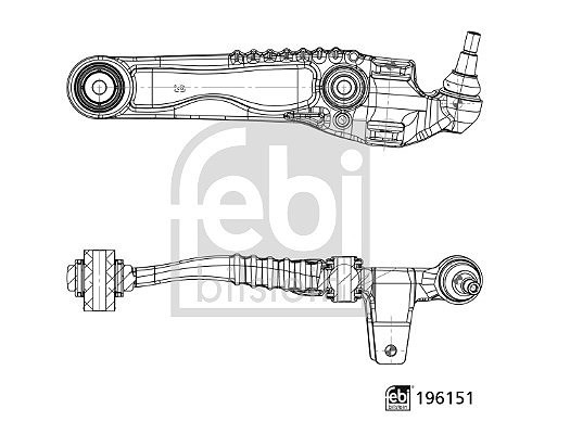 Febi Bilstein Lenker, RadaufhäNgung Hinten, Rechts, Unten, Vorderachse-image