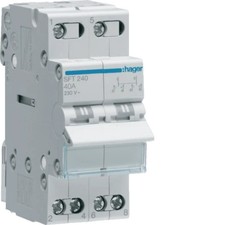 Hager SFT240 Changeover Switch 2P 40A 230V To...