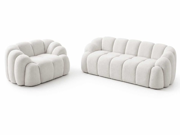 Sofa Set 3+1 Sitzer Wohnzimmer Stilvolles PolstermöBel Modernes Design-image