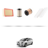 Hoffcar Wartungsset - 4 Filter FüR Peugeot 5008 2.0 Hdi 110KW Ab 2009