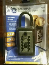 GE Access Point Portable KeySafe ● Holds 3 Keys