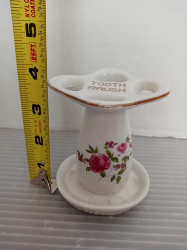 Vintage Japan Bathroom Toothbrush Holder - Picture 2 of 5