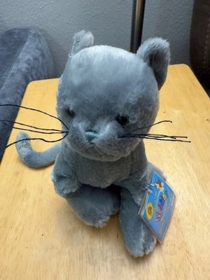 Webkinz Charcoal Cat HM152 Plush   Brand New with Sealed Tag Code   Rare Find