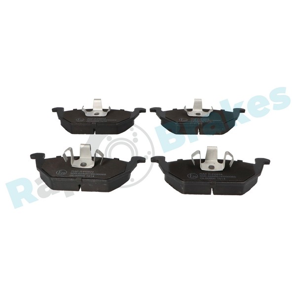 Bremsbelagsatz Scheibenbremse RAP Brakes R-P0824 FüR VW Polo 5 6R1 6C1 Bora 1 4-image