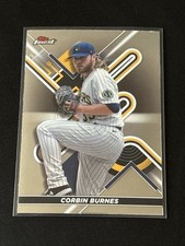 Corbin Burnes 2022 Topps Finest #67 Milwaukee Brewers