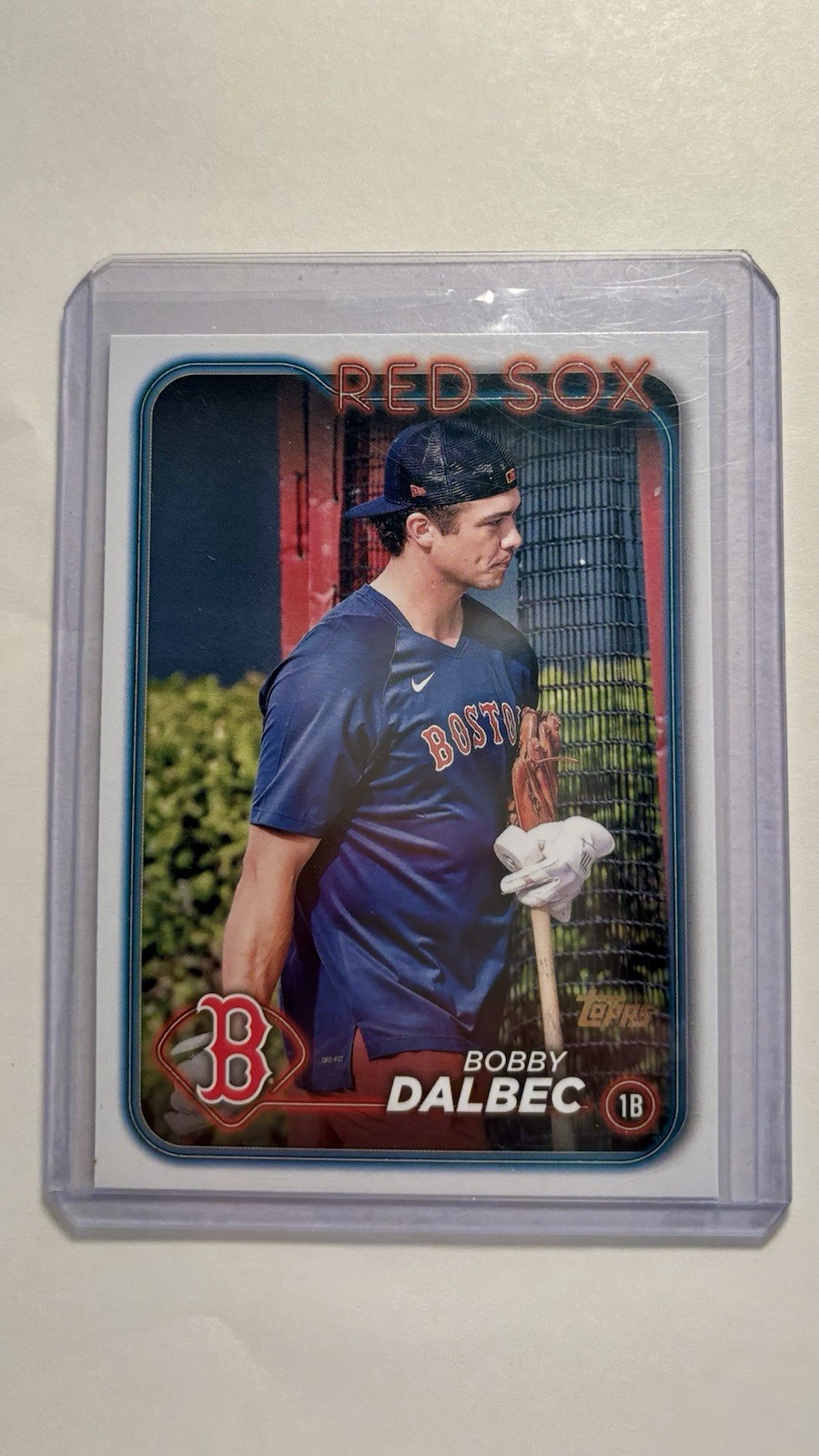 2024 Topps Series 2 - Bobby Dalbec #543 Golden Mirror Image Variation