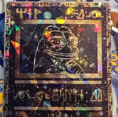 rare pepe card Ancient Pepe Pokemon Card - Meme
